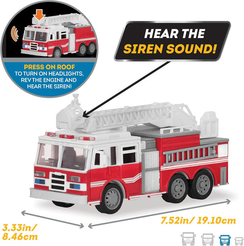 Driven Micro Fire Truck 19cm