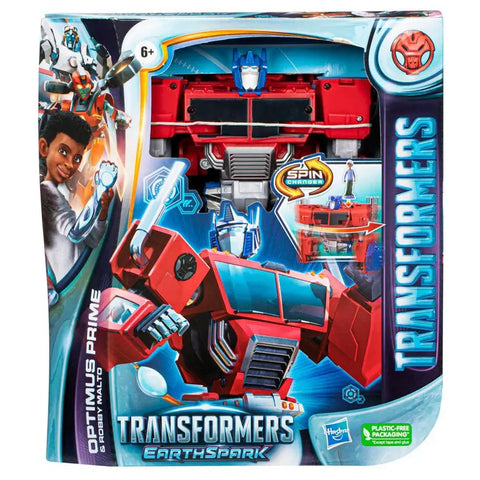 EarthSpark Spin Changer Optimus Prime with Robby
Malto Figure