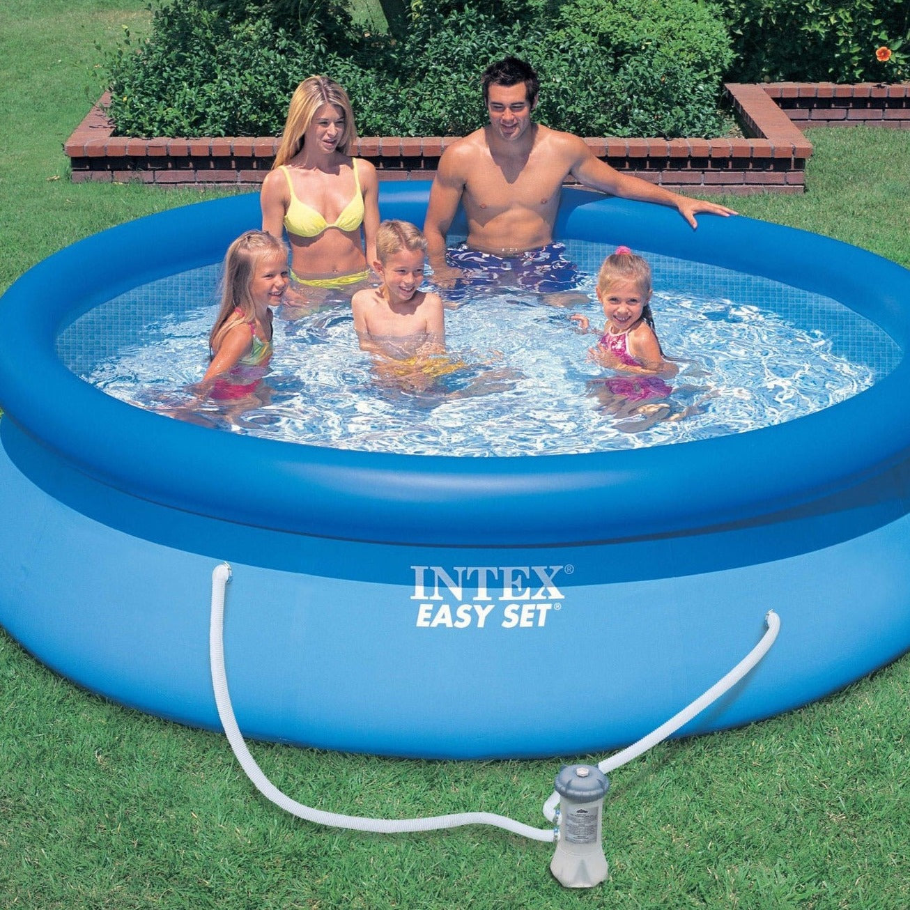 Intex - Easy Set Pool Set With Filter Pump 396x84cm – PlayBox