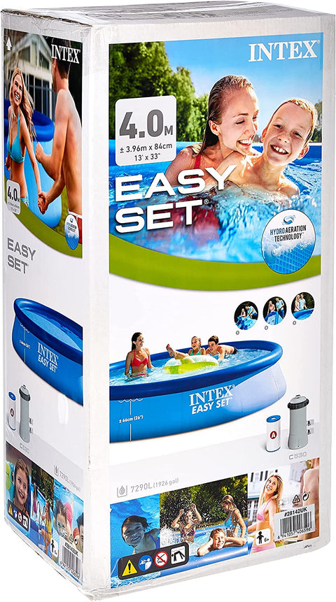 Intex - Easy Set Pool Set With Filter Pump 396x84cm