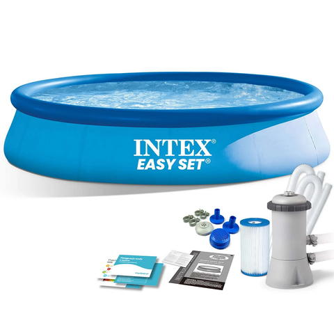 Intex - Easy Set Pool Set With Filter Pump 396x84cm