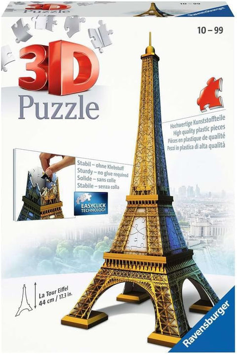 Eiffel Tower 3D Puzzle, 216 Pieces