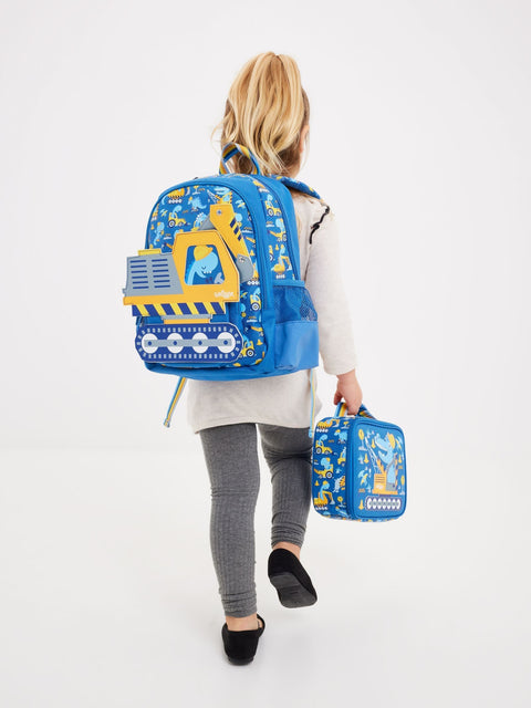 Smiggle Blue Big Dreams Junior Character Backpack 36cm