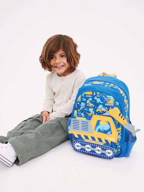 Smiggle Blue Big Dreams Junior Character Backpack 36cm