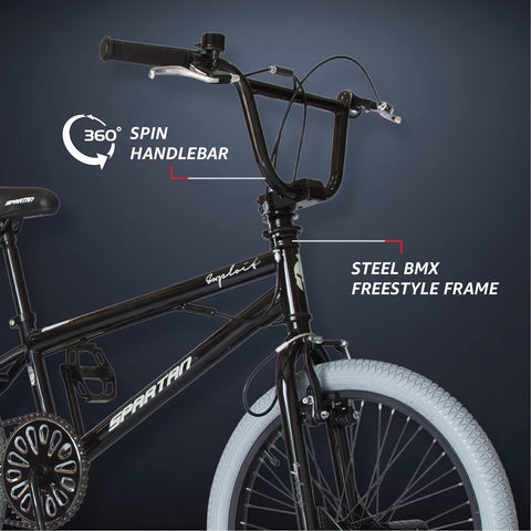 Exploit BMX Gloss Black Bicycle 20 Inch