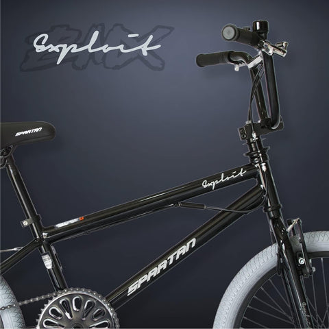 Exploit BMX Gloss Black Bicycle 20 Inch