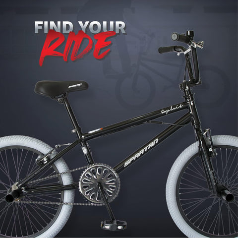 Exploit BMX Gloss Black Bicycle 20 Inch