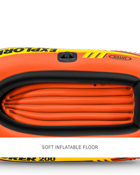 Explorer 200, 2-Person Inflatable Boat, 185x94x41cm