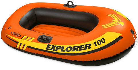 Intex - Explorer 100, 1-Person Inflatable Boat, 147x84x36cm