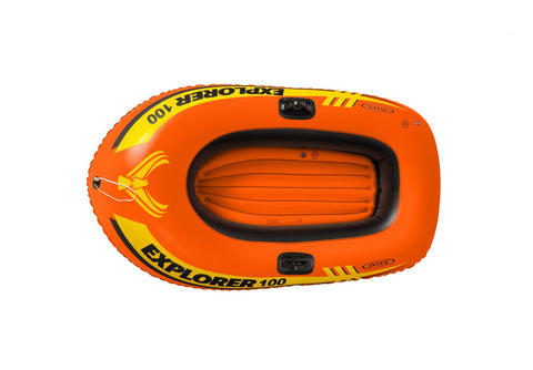 Intex - Explorer 100, 1-Person Inflatable Boat, 147x84x36cm