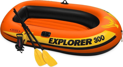 Intex - Explorer 300 Boat Set, 211x117x41cm