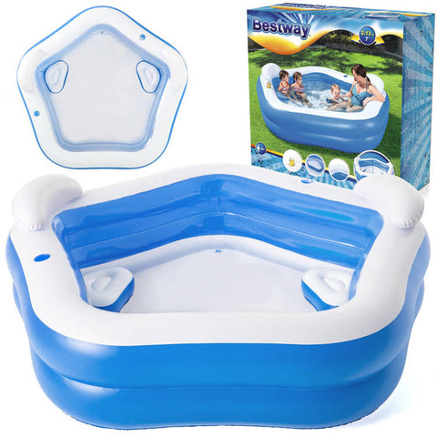 Family Inflatable Fun Pool 213x206x69cm