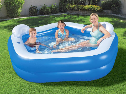 Family Inflatable Fun Pool 213x206x69cm