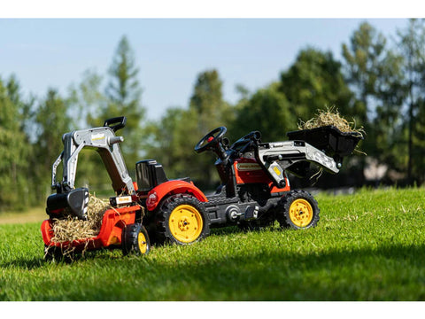 Farm Lander Tractor With Excavator and Trailer