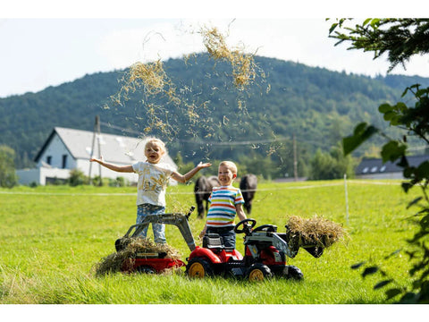 Farm Lander Tractor With Excavator and Trailer