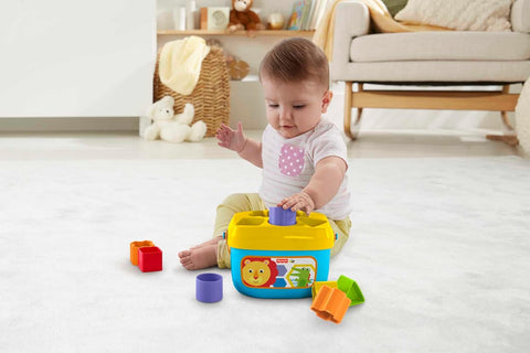 Fisher-Price Baby's First Blocks Set, Shape-Sorting Toy