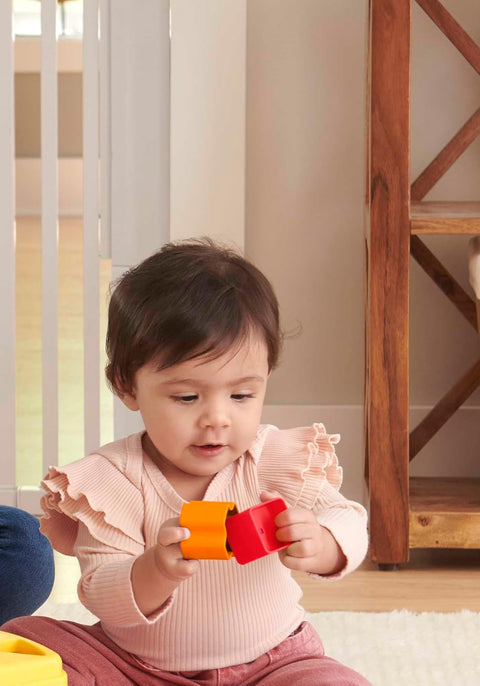 Fisher-Price Baby's First Blocks Set, Shape-Sorting Toy