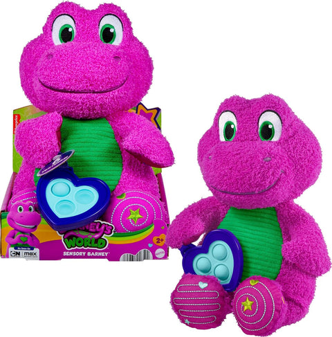 Fisher-Price Barney's World Sensory Barney Plush 33cm