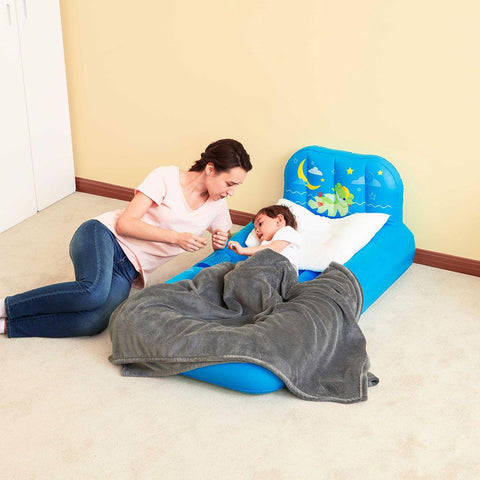 Fisher-Price® Dream Glimmers™ Airbed Blue 132x76x46cm