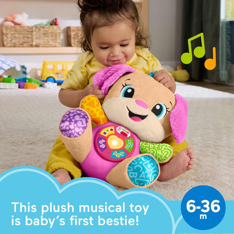 Fisher-Price Laugh & Learn Smart Stages Puppy Plush Pink