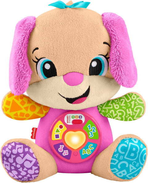 Fisher-Price Laugh & Learn Smart Stages Puppy Plush Pink