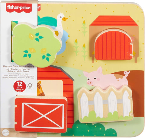 Fisher-Price Wooden Farm Animal Board