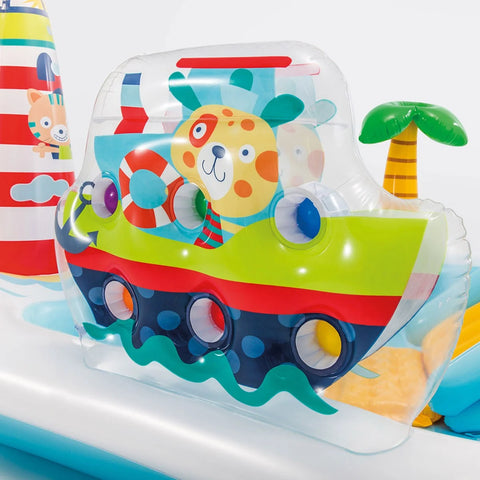 Fishing Fun Play Center with Slide 218x188x99cm