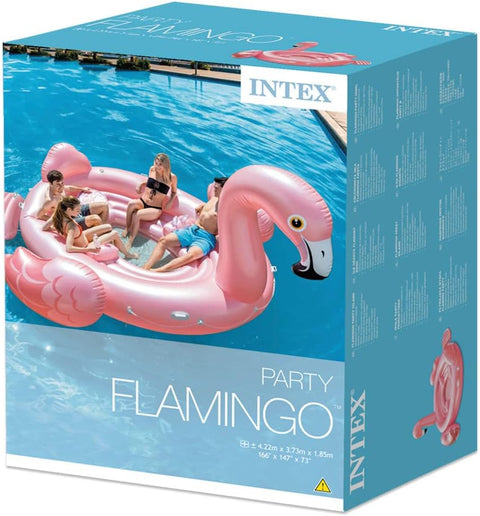 Flamingo Party Island Float 422x373x185cm