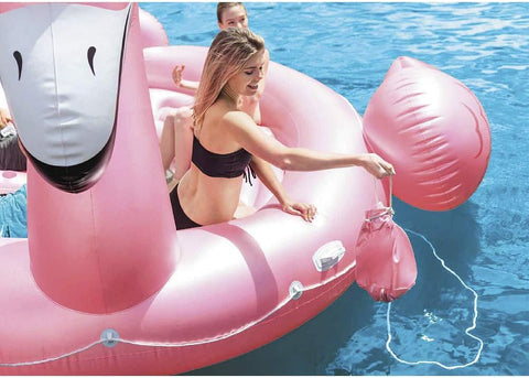 Flamingo Party Island Float 422x373x185cm