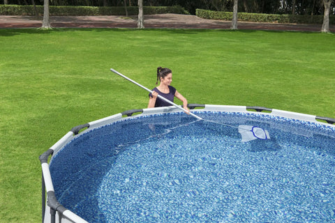 FlowClear™ AquaRake™ Deluxe Aluminum Pool Leaf Skimmer