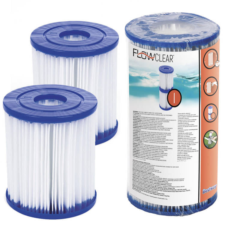 Flowclear™ Filter Cartridge Type I 2-Pack – PlayBox