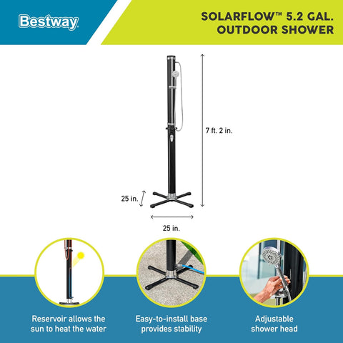 Flowclear™ SolarFlow™ Outdoor Shower 20 Liters