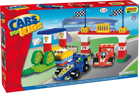 Formula 1 Grand Prix, Unico Plus, 61 Pieces