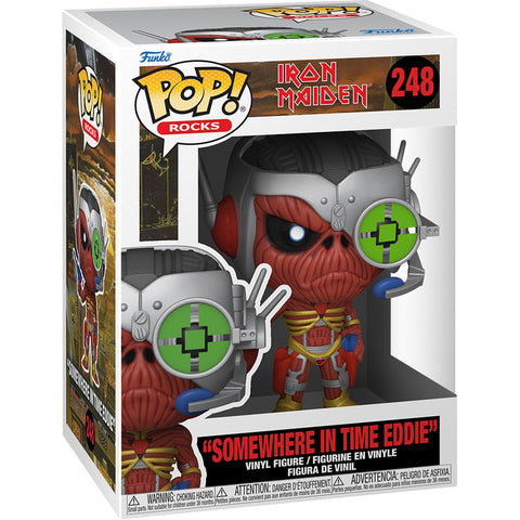 Funko Pop! Rocks Iron Maiden Eddie (Somewhere in Time) W/ Chase