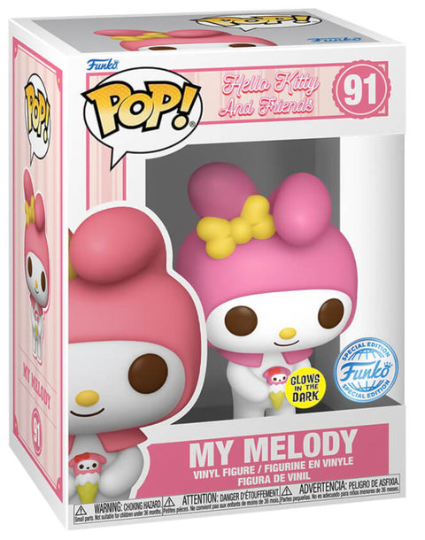 Funko Pop! My Melody with Ice Cream Glow In The Dark