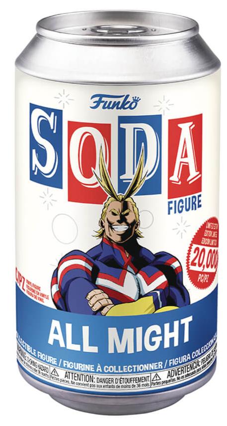 Funko Pop! Vinyl SODA, My Hero Academia All Might W/ Chase