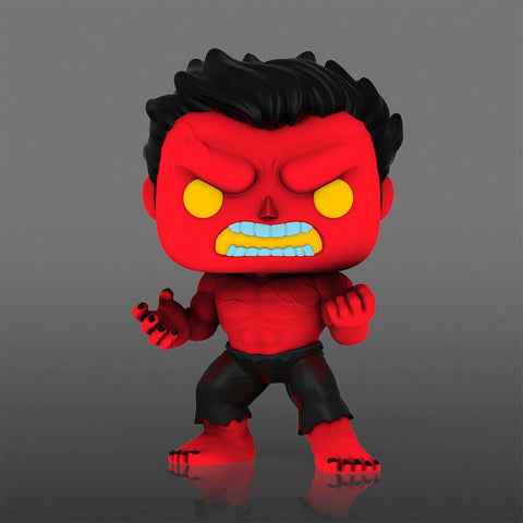 Funko Pop! Marvel Red Hulk Glow-in-the-Dark W/ Chase