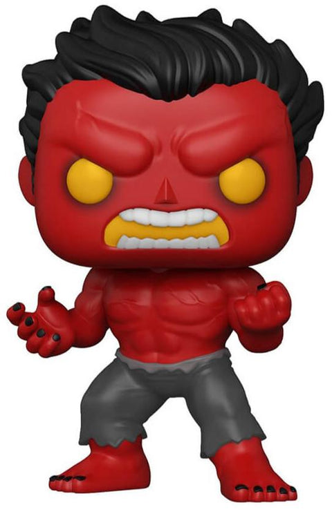 Funko Pop! Marvel Red Hulk Glow-in-the-Dark W/ Chase