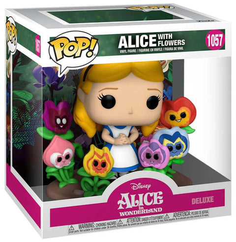 Funko Pop! Deluxe Disney Alice 70th with Flowers