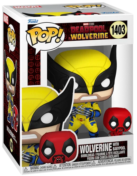 Funko Pop! Deadpool 3 & Wolverine with Babypool