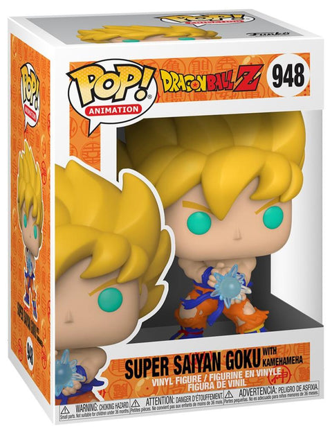 Funko Pop! Dragon Ball Z Super Saiyan Goku with Kamehameha Wave