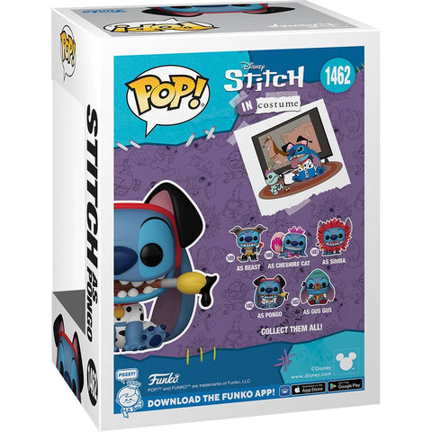 Funko Pop! Lilo & Stitch Costume Stitch as Pongo