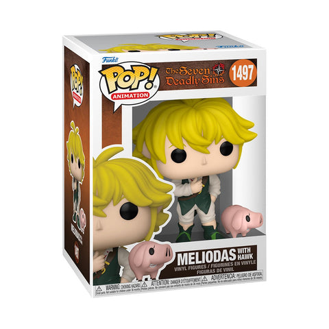 Funko Pop! Seven Deadly Sins Meliodas With Hawk