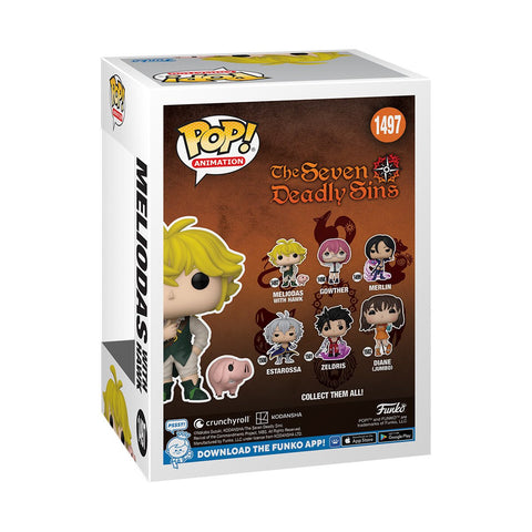 Funko Pop! Seven Deadly Sins Meliodas With Hawk