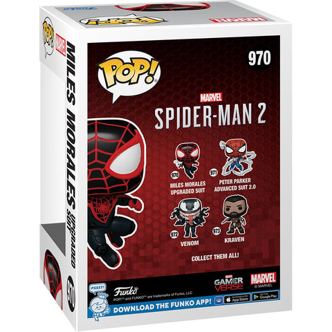 Funko Pop! Spider-Man 2 Game Miles Morales Upgraded Suit FU76108