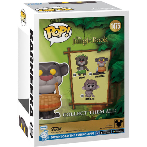 Funko Pop! The Jungle Book Bagheera with Basket