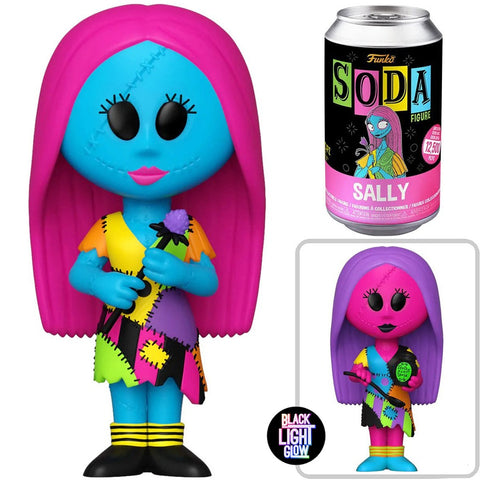 Funko Pop! Vinyl SODA The Nightmare Before Christmas Sally (Black Light) W/ Chase