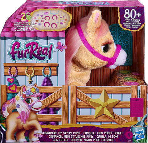 FurReal Cinnamon My Stylin Pony, Interactive Pet with Sounds and Reactions