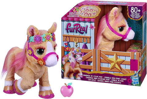 FurReal Cinnamon My Stylin Pony, Interactive Pet with Sounds and Reactions