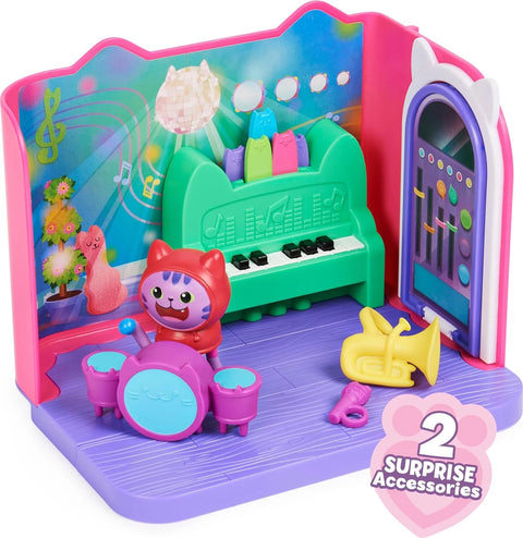 Gabby's Dollhouse, Deluxe Room Set "Daniel James Catnip" Groovy Music Room